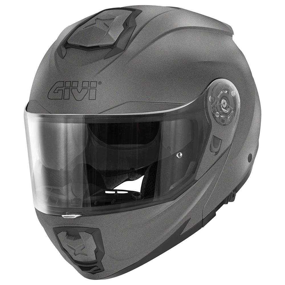 GIVI X27 SOLID G768 TURISMO MOTO CAPACETE MODULAR PRETO MATE