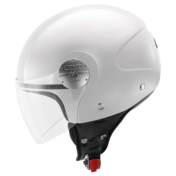 GIVI 10.7 MINI-J TOURING MOTORCYCLE DEMI-JET HELMET GLOSSY WHITE B910 – 2 – Maximomoto PT