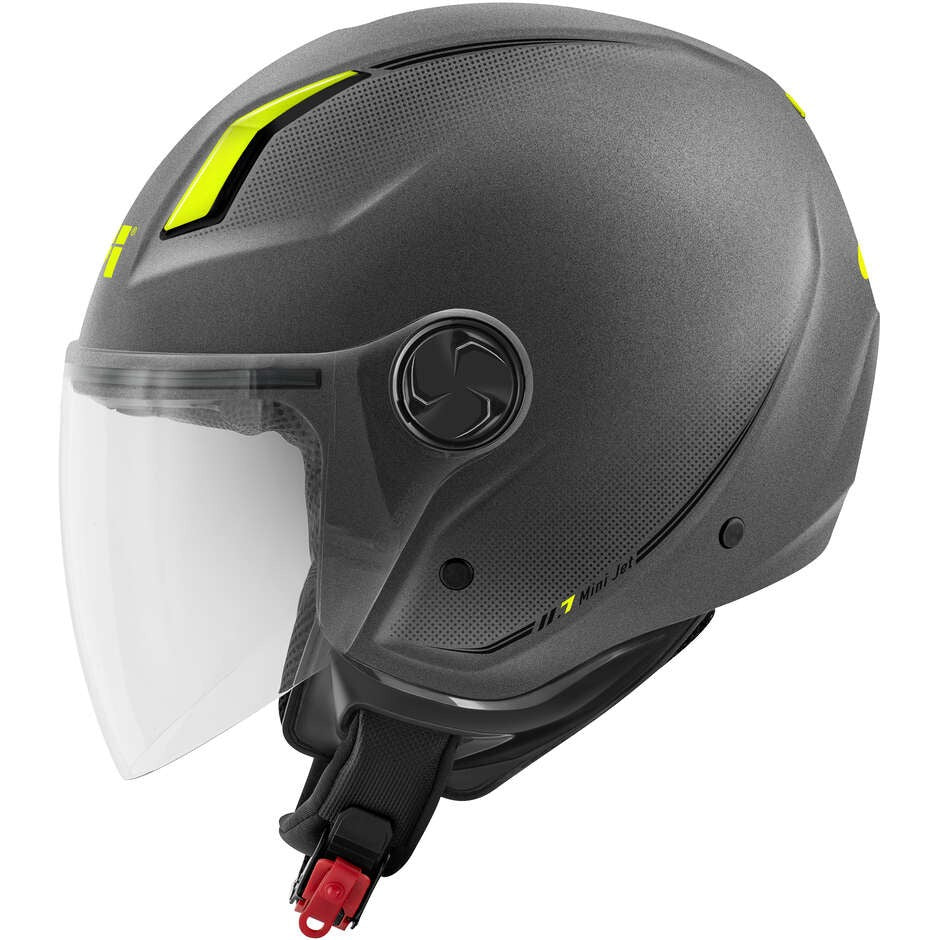 GIVI 11.7B SOLID G768 MOTORCYCLE OPEN FACE HELMET MATTE TITANIUM YELLOW – 2 – Maximomoto PT