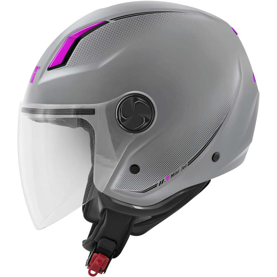 GIVI 11.7 SOLID G779 MOTORCYCLE OPEN FACE HELMET MATTE FUCHSIA – 2 – Maximomoto PT