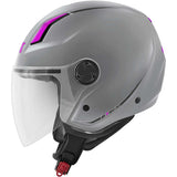 GIVI 11.7 SOLID G779 MOTO CAPACETE ABERTO FÚCSIA FOSCA