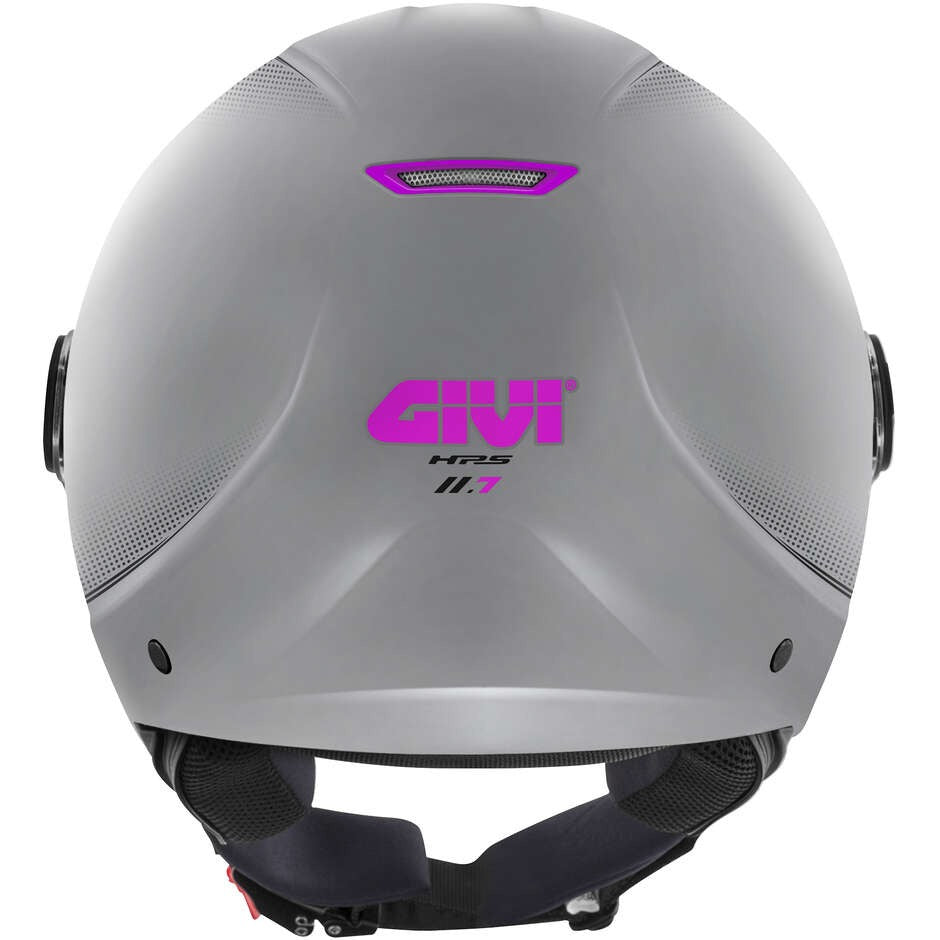 GIVI 11.7 SOLID G779 MOTORCYCLE OPEN FACE HELMET MATTE FUCHSIA – 3 – Maximomoto PT