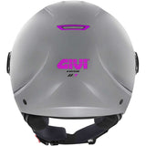 GIVI 11.7 SOLID G779 MOTO CAPACETE ABERTO FÚCSIA FOSCA