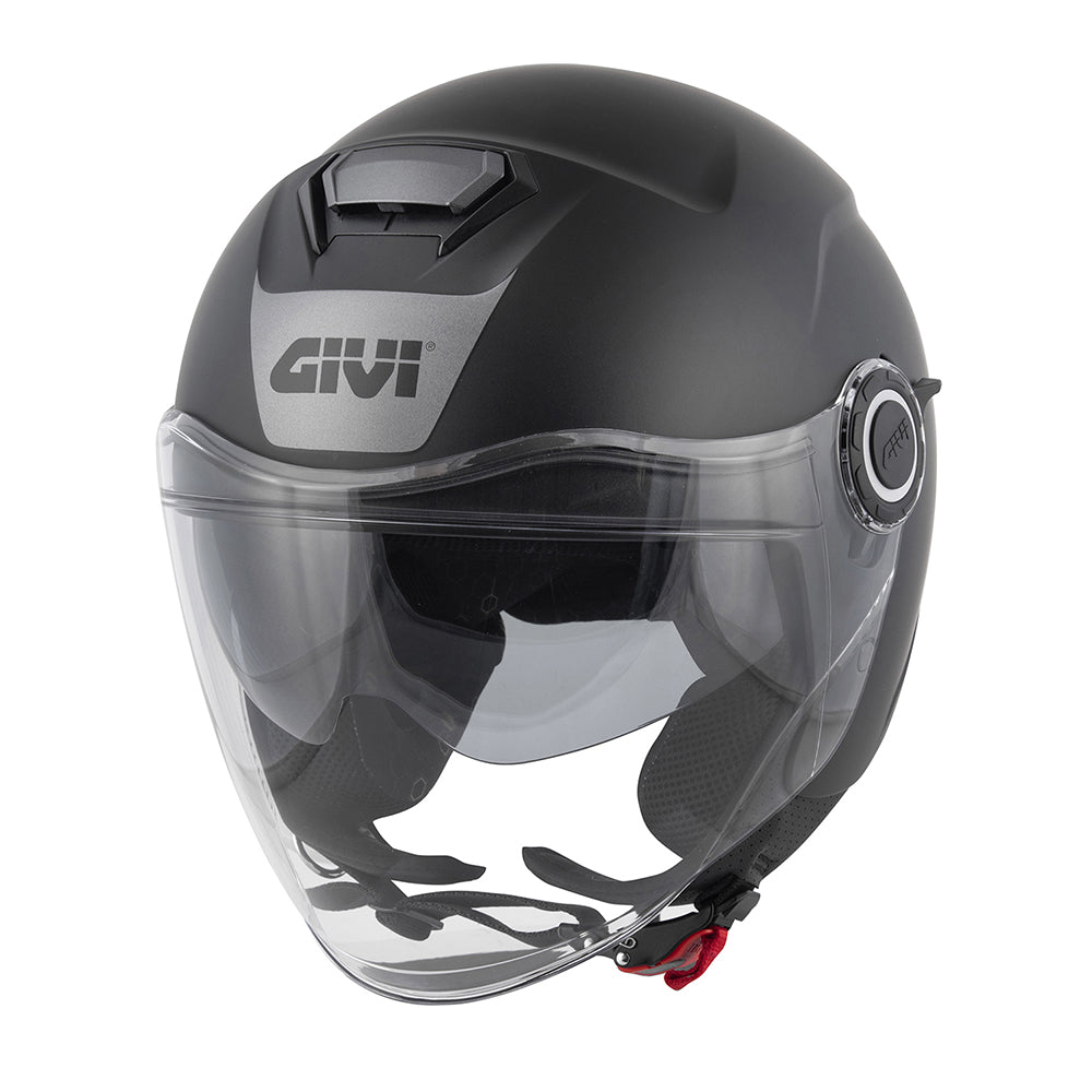 GIVI 12.5 SOLID N900 MOTO CAPACETE ABERTO MATT PRETO ECE 22.06 – 1 – Maximomoto PT