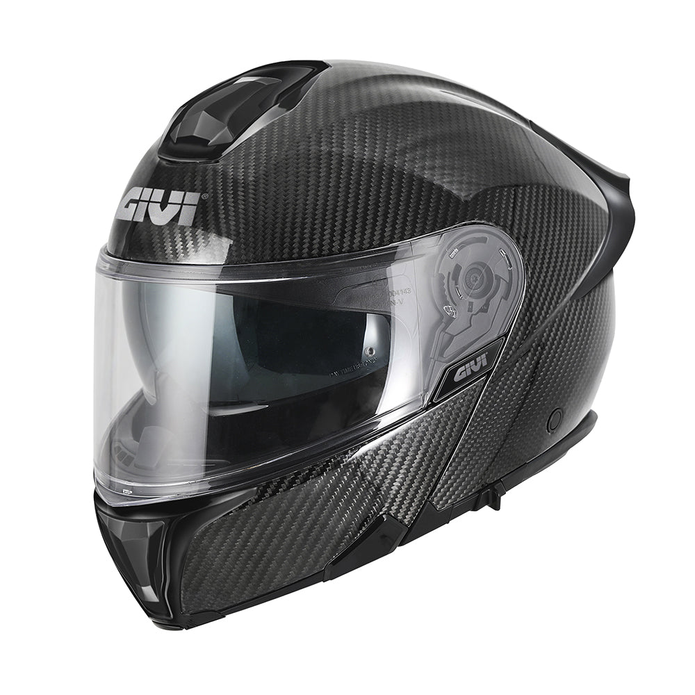 Givi X50 Flip Up Solid Carbon de motocicleta Casco modular