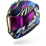 SHARK SKWAL i3 SPEED FANCY Moto Integral Capacete Preto Branco Azul