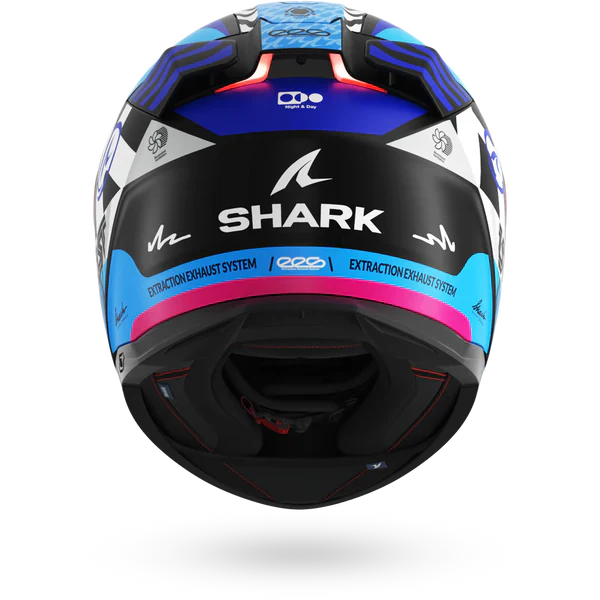 SHARK SKWAL i3 SPEED FANCY Moto Integral Capacete Preto Branco Azul – 5 – Maximomoto PT