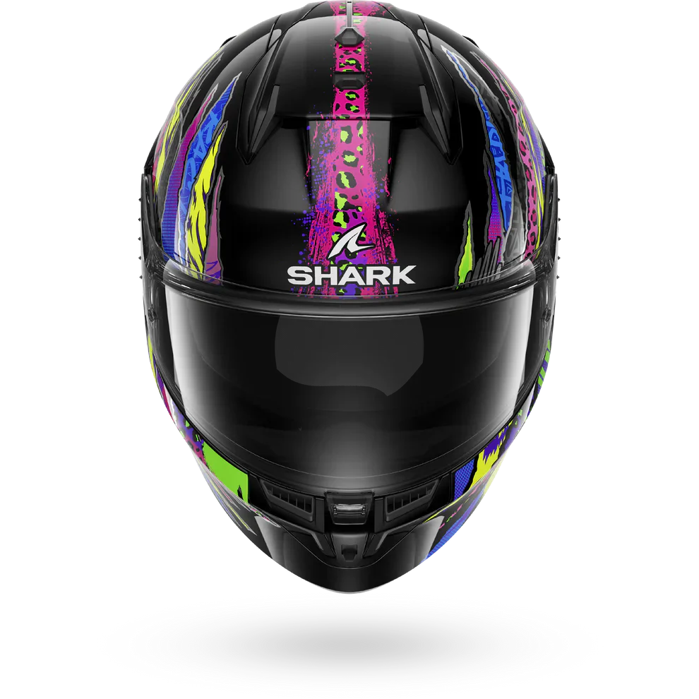 SHARK D-SKWAL 3 Moto Integral Capacete Preto Violeta Amarelo – 3 – Maximomoto PT