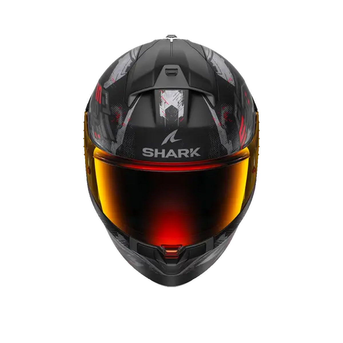 SHARK RIDILLA 2 CAPACETE INTEGRAL DE MOTO PRETO ANTRACITE VERMELHO