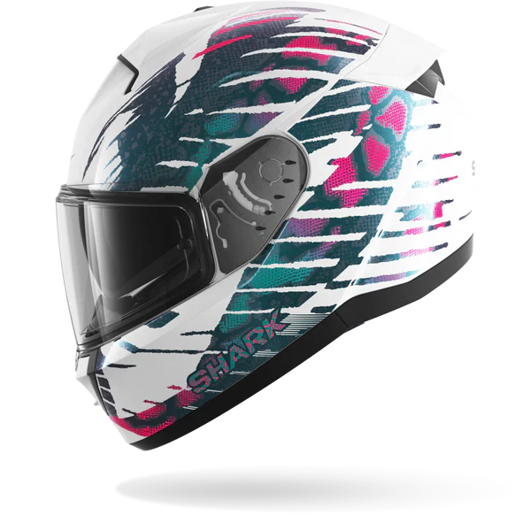 SHARK RIDILL 2 REPTAIA Casco De Moto Blanco Violeta Cameleon – 4 – Maximomoto PT
