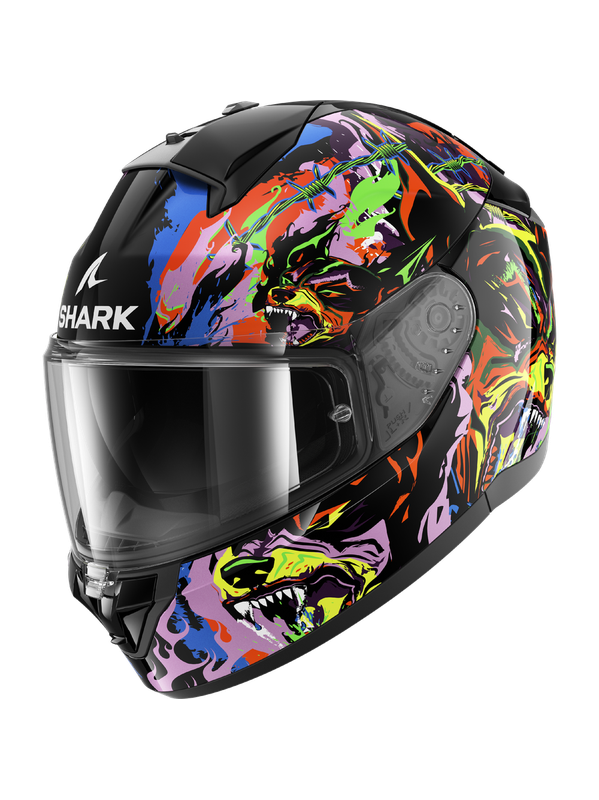 SHARK RIDILL 2 RAGING BEAST INTEGRAL HULL Black Violet Amarillo  – 1 – Maximomoto PT