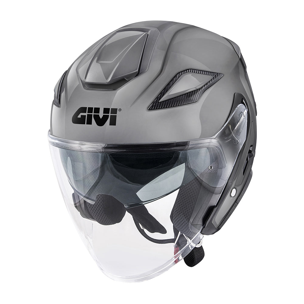 GIVI X29 Fiber Casco Jet Para Moto Abierto Gris – 1 – Maximomoto PT