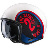 HJC V30 Harvey MC21 Casco abierto estilo retro para motocicleta