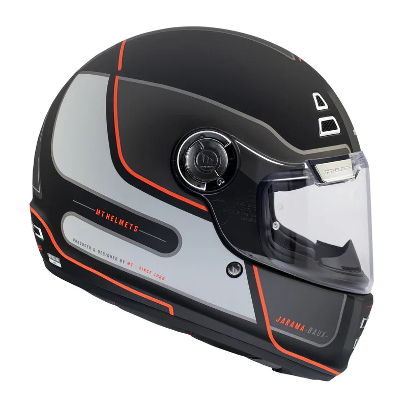 MT JARAMA BAUX E15 MATE MOTO DESPORTIVA CAPACETE INTEGRAL