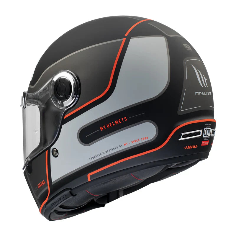 MT JARAMA BAUX E15 MATE MOTO DESPORTIVA CAPACETE INTEGRAL