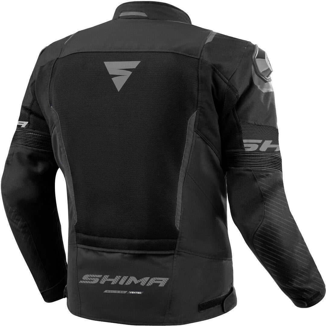 SHIMA SOLID 2.0 VENT Motorcycle Jackets for Men - Black – 2 – Maximomoto PT