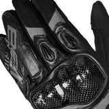 BELA DARING Motorcycle Men's Leather Gloves Black