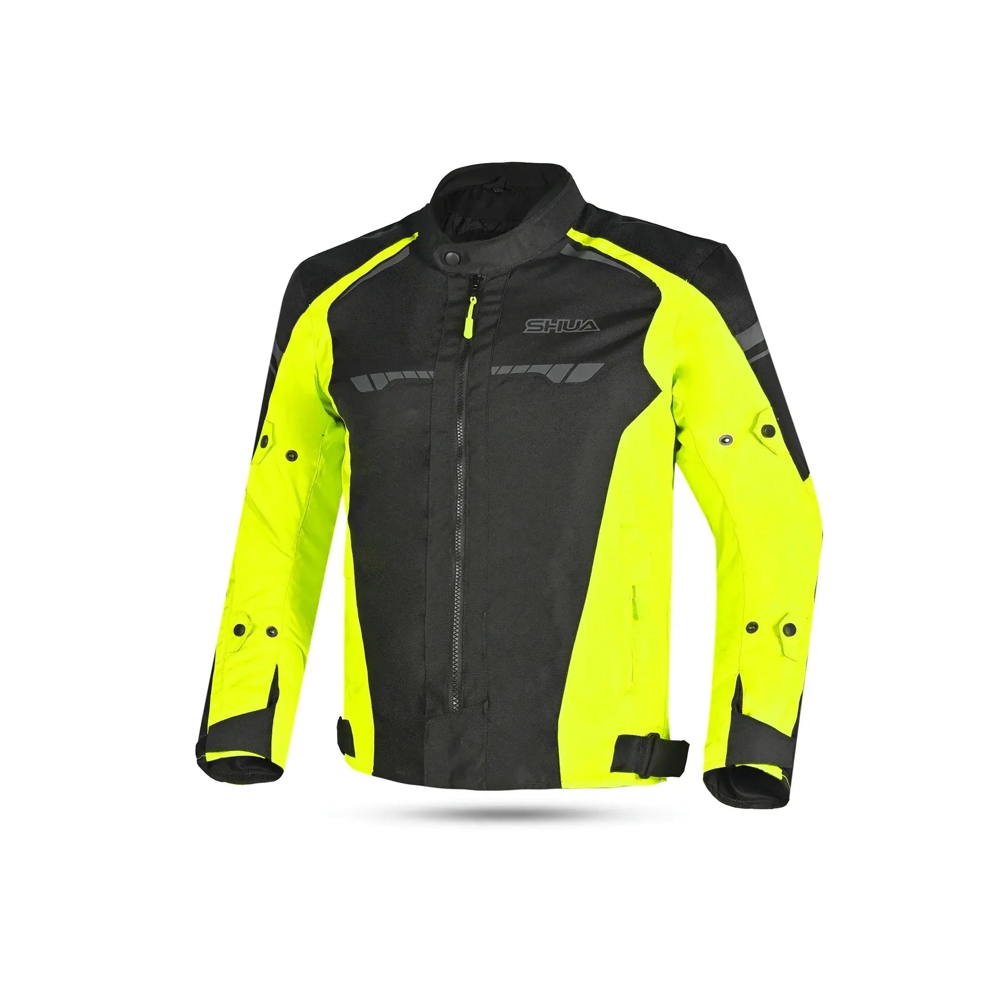SHUA IMMORTAL Moto Cascos Preto Fluorescente Amarelo