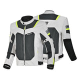 R-TECH SPIRAL MESH Moto Casacos Gelo Preto Amarelo Fluorescente