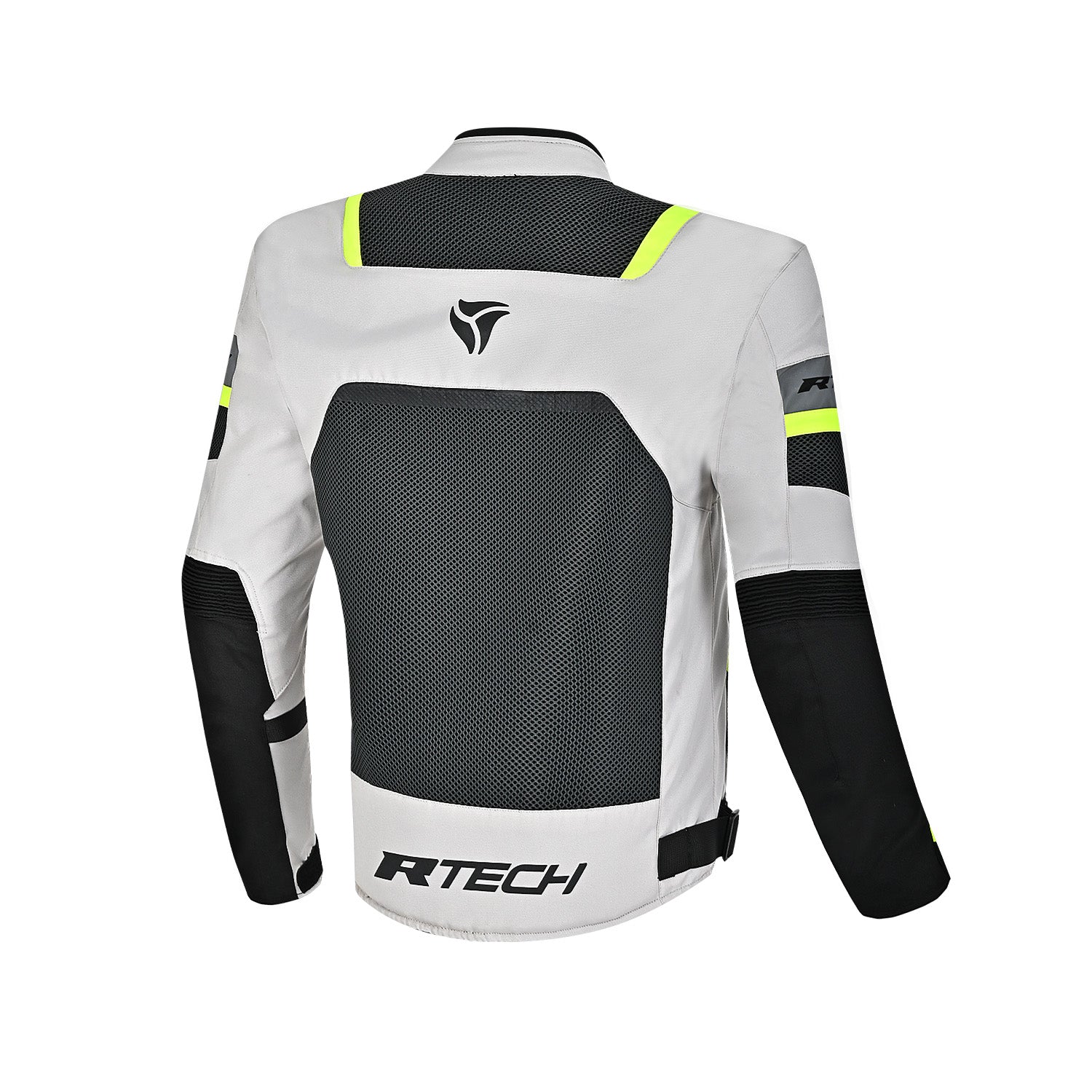 R-TECH SPIRAL MESH Moto Casacos Gelo Preto Amarelo Fluorescente – 3 – Maximomoto PT