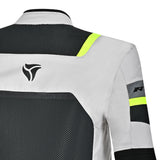 R-TECH SPIRAL MESH Moto Casacos Gelo Preto Amarelo Fluorescente