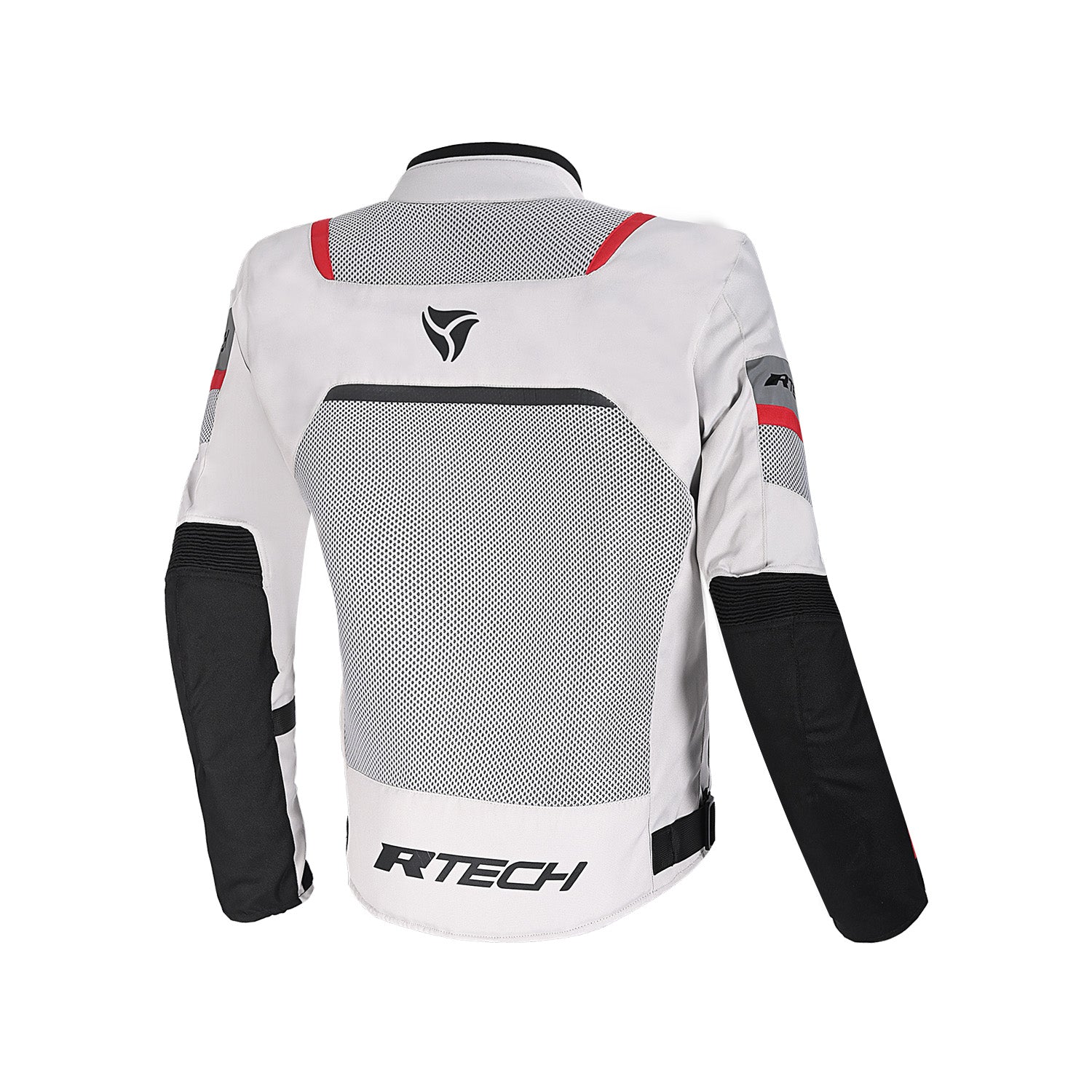 R-TECH SPIRAL MESH Motorcycle Textile Jackets Ice Black Red – 2 – Maximomoto PT