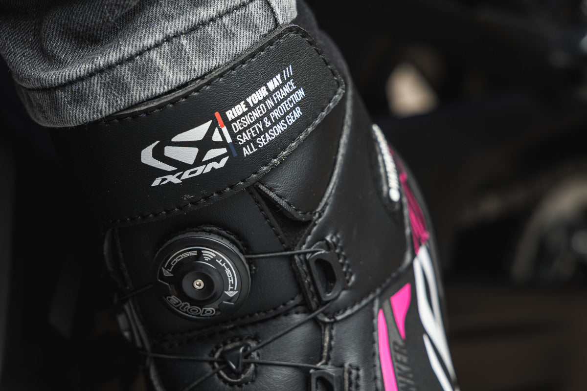 IXON RANKER WP MULHER LEVES BOTAS PRETAS BRANCAS FÚCSIA – 4 – Maximomoto PT