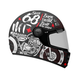 Capacete integral para moto MT Jarama SV Art