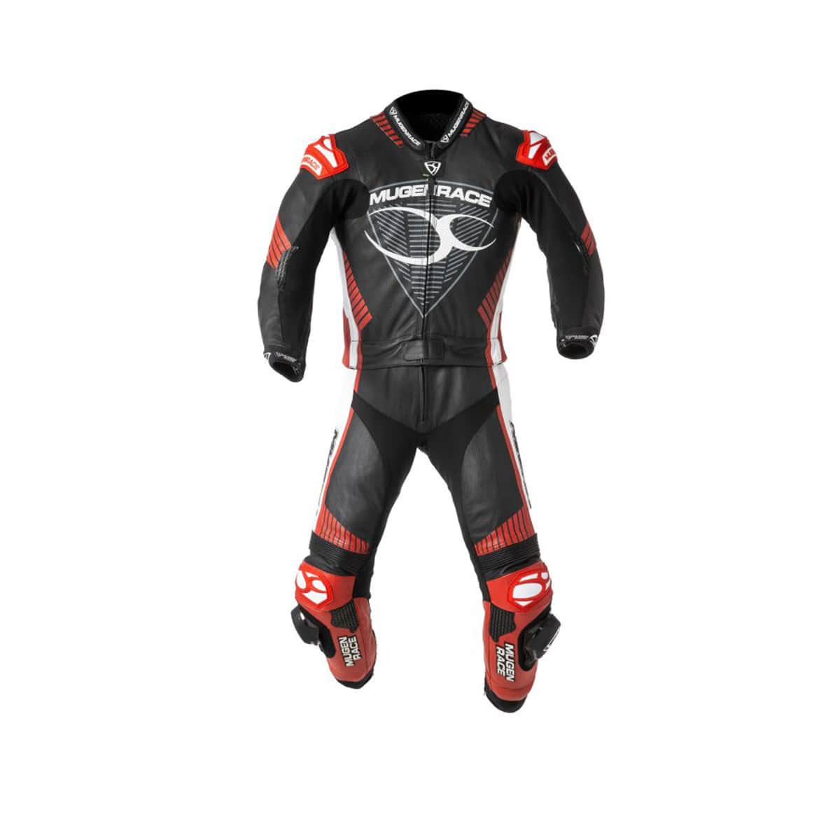 MUGENRACE MNR-1711 TRAJECouro Impegnato Preto Branco Vermelho