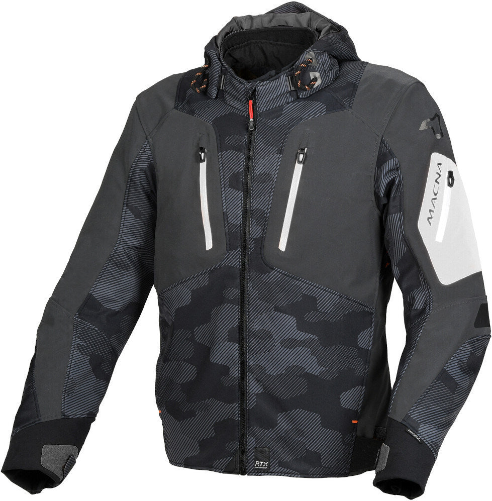 Macna Angle Hombre Motorcycle Textile Jacket Black Gray White Camuflage – 1 – Maximomoto PT