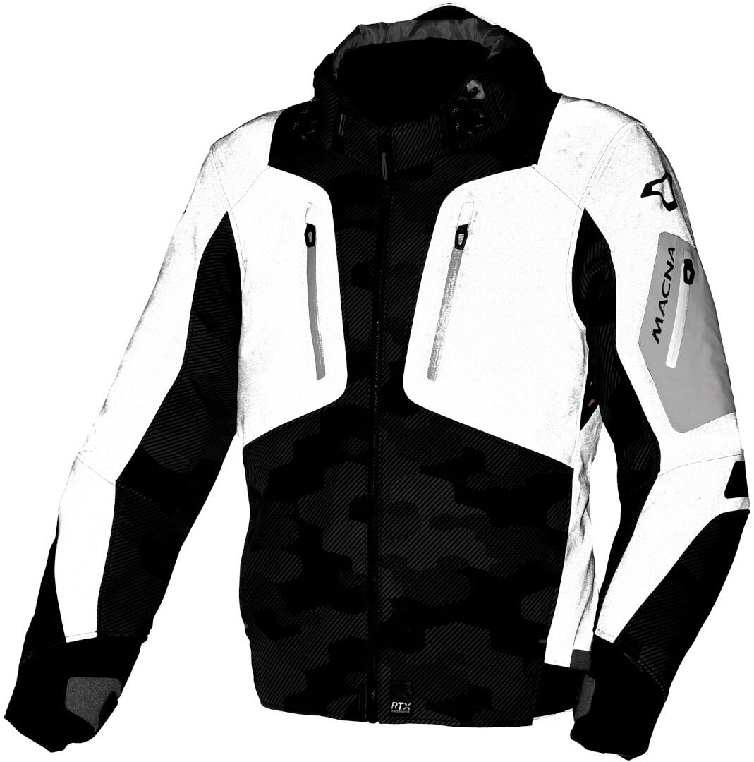 Macna Angle Hombre Motorcycle Textile Jacket Black Gray White Camuflage – 3 – Maximomoto PT