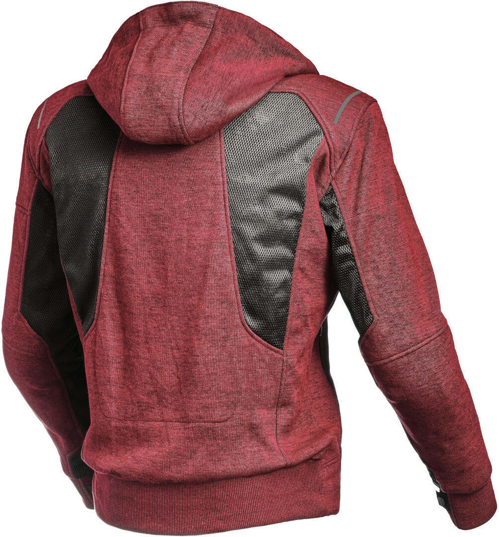 Macna Breeze Sudadera con capucha Rojo - SECURTEX MOTOR S.L (t/a MaximoMoto)