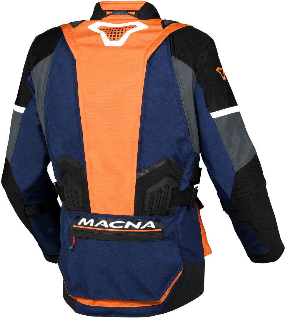 Macna Domane Hombre Textil Jacket Dark Blue Orange Black – 2 – Maximomoto PT