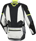 Macna Domane hombre Chaqueta textil gris claro gris amarillo flúor