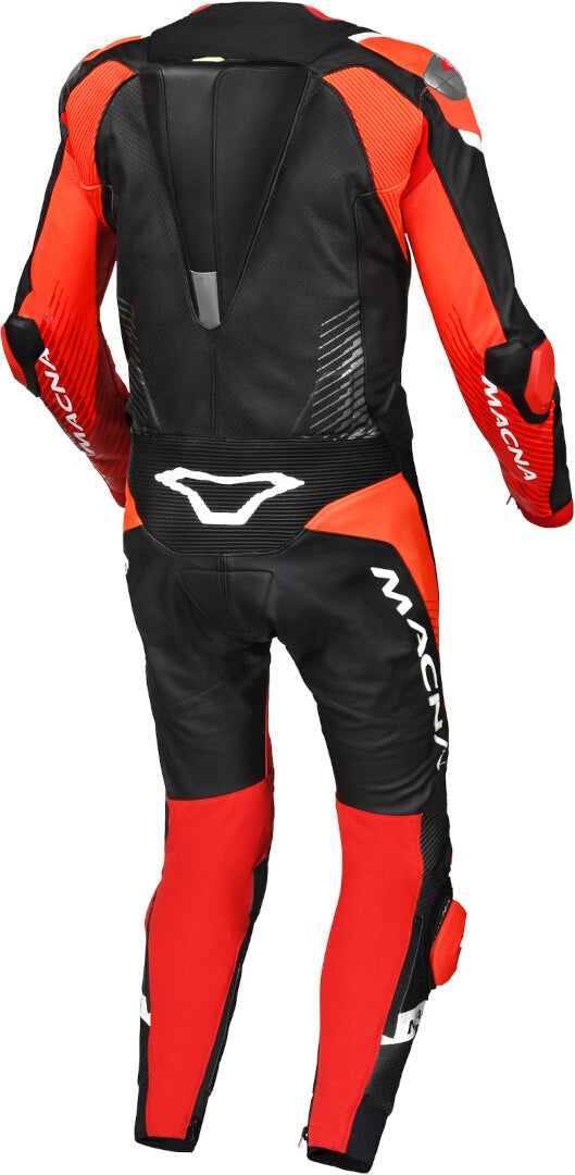 MACNA TRONNIQ 1 PC Moto Homem Perforado Couro Fatos Preto Vermelho Branco – 2 – Maximomoto PT