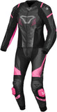 MACNA TRONNIQ 2 PIEZA MOTO PERFORADO TRAJE DE CUERO SEÑORAS NEGRO ROSA - 38 / NEGRO ROJO - Mono