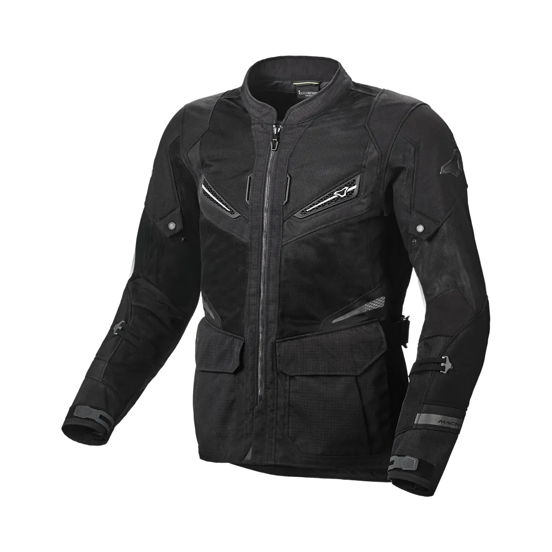 Macna Aerocon hombre Chaqueta textil impermeable Negro