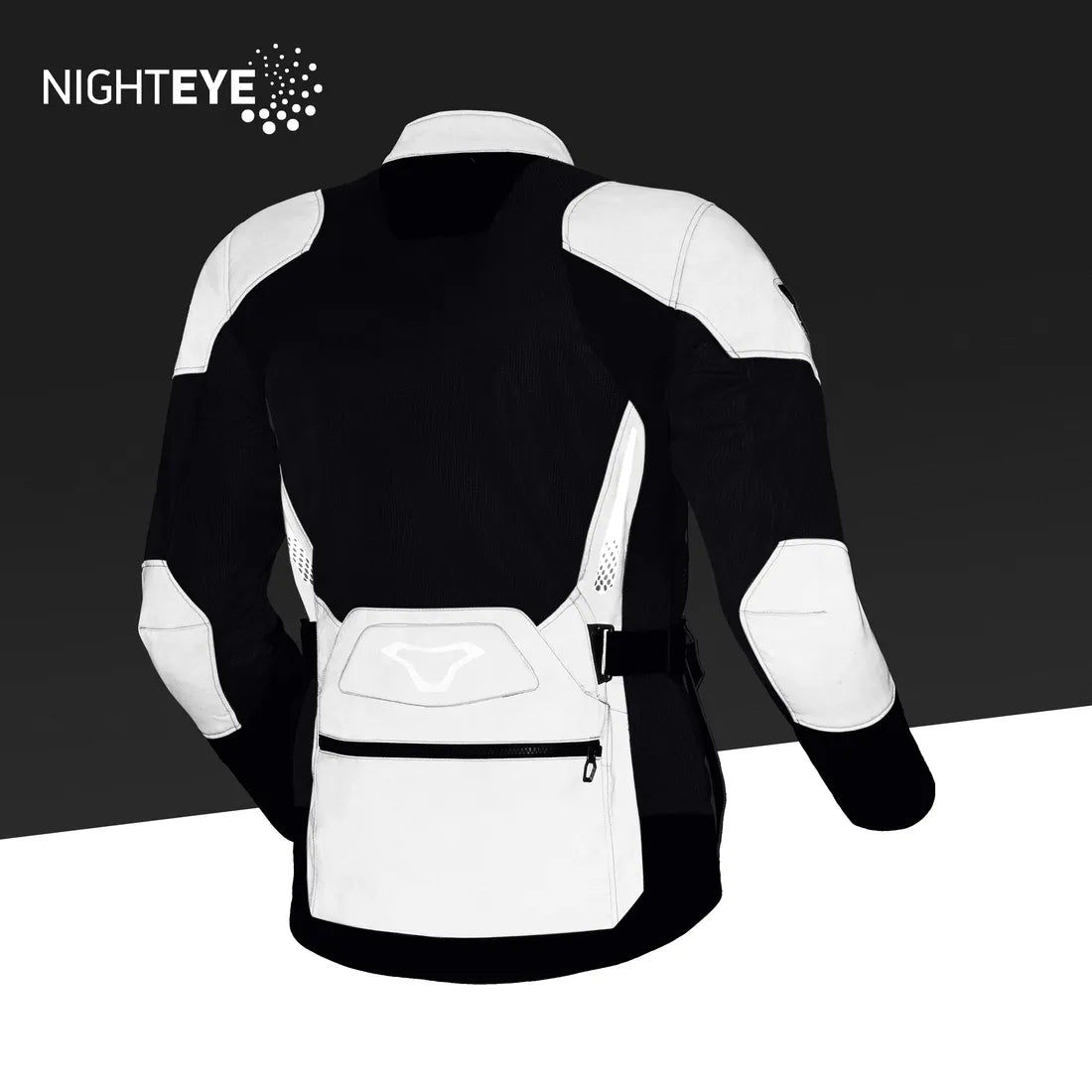 Macna Aerocon Night Eye para hombre Chaqueta aventura turismo