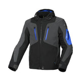 Macna Angle hombre Chaqueta moto casual negro gris oscuro azul