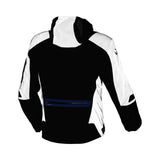 Macna Angle hombre Chaqueta moto casual negro gris oscuro azul