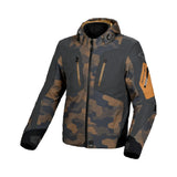 Macna Angle hombre Chaqueta montar informal elegante marrón gris