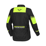 Macna Aspire hombre Chaqueta motociclismo negro amarillo