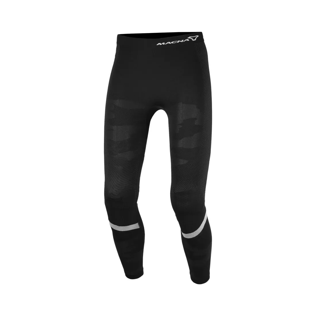 Macna Baselayer hombre flexibles verano Pantalones Negro Gris Plateado