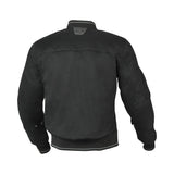 MACNA BASTIC Hombre Impermeable Bomber Chaqueta Negro plano