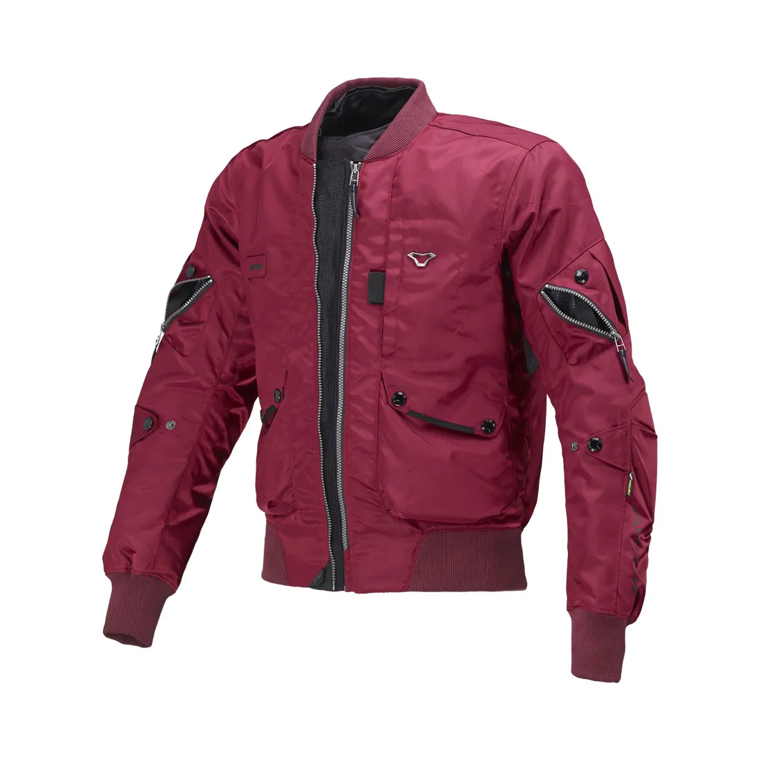 MACNA BASTIC Hombre Impermeable Bomber Chaqueta Rojo
