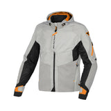 Macna Beacon hombre Chaqueta textil impermeable Gris Negro Naranja