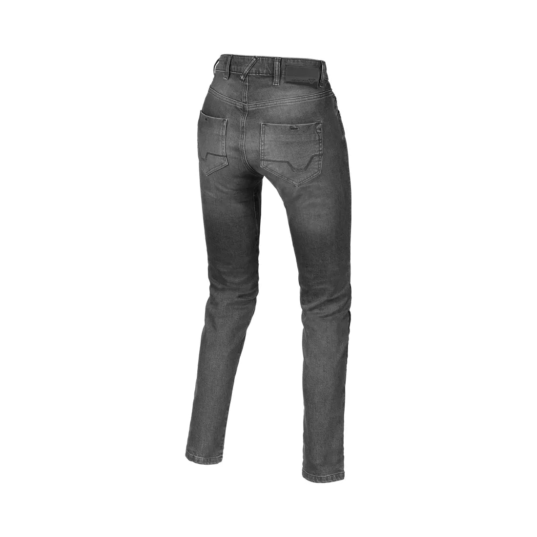 MACNA BLOOM Mujer Moto Corte Ajustado Vaqueros Gris oscuro – 2 – Maximomoto PT