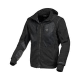  MACNA BREEZE Sudadera Capucha Moto Cremallera Hombre Negro