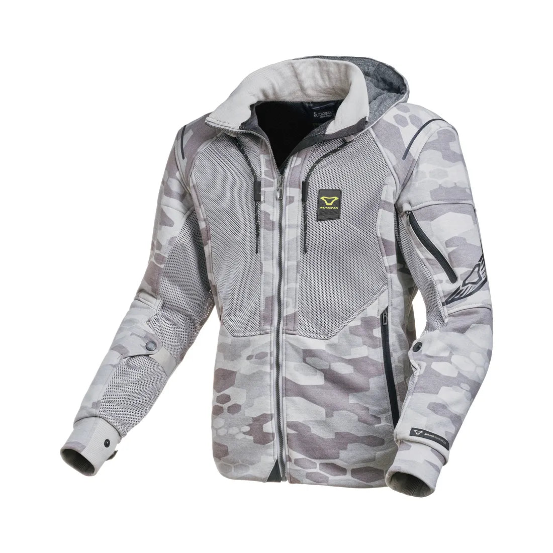 MACNA BREEZE Sudadera Capucha Moto Cremallera Hombre 