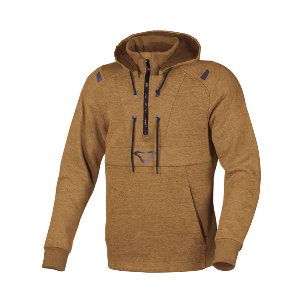 MACNA BYRON Hombre Verano Moto Capucha Marrón camello